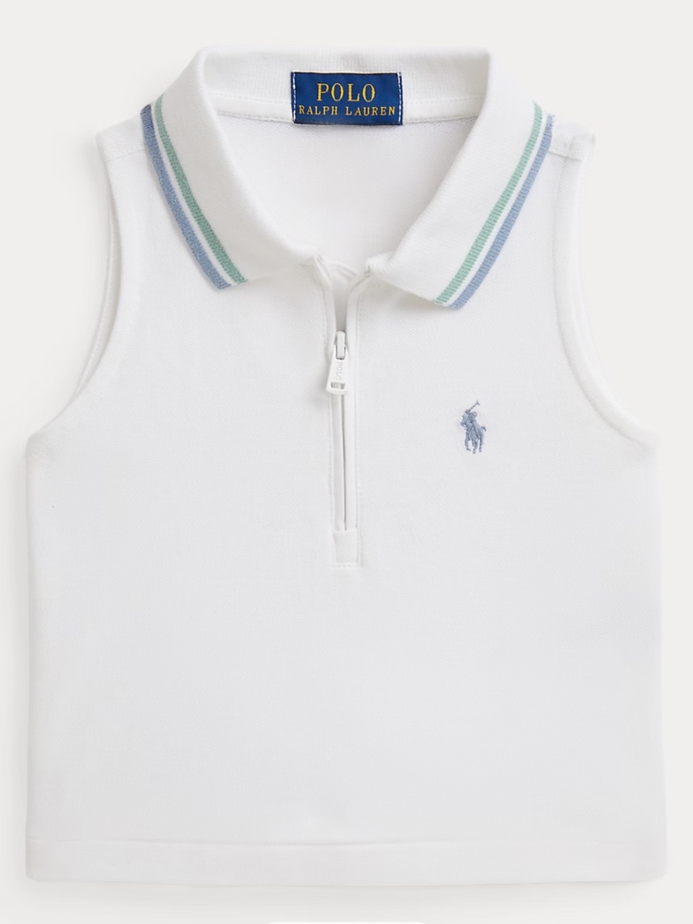 TOODLER 2T SHIRT Polo by Ralph Lauren White with Blue & Green Strip